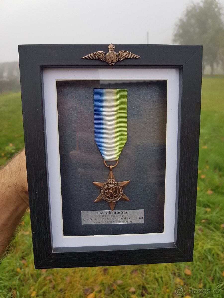 RAF medaile The Atlantic Star replika