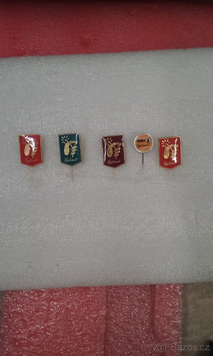 Odznaky OPTIMIT 4 +1ks