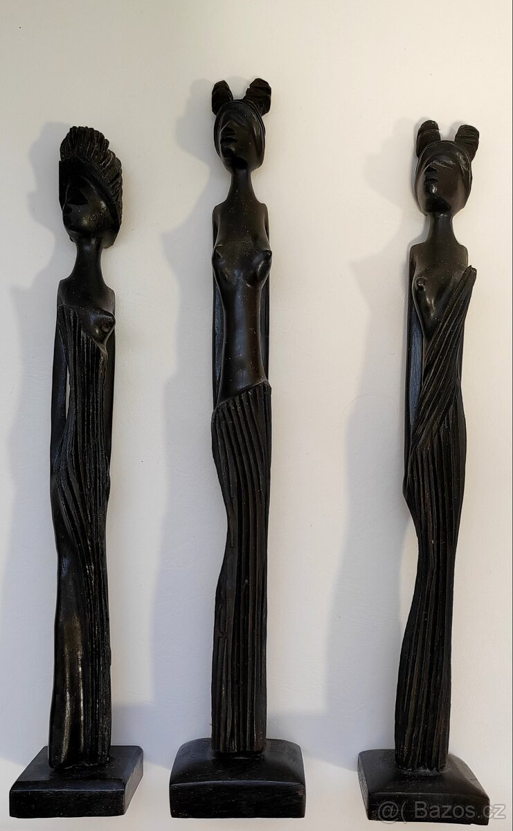 Dřevěné sošky Kuba