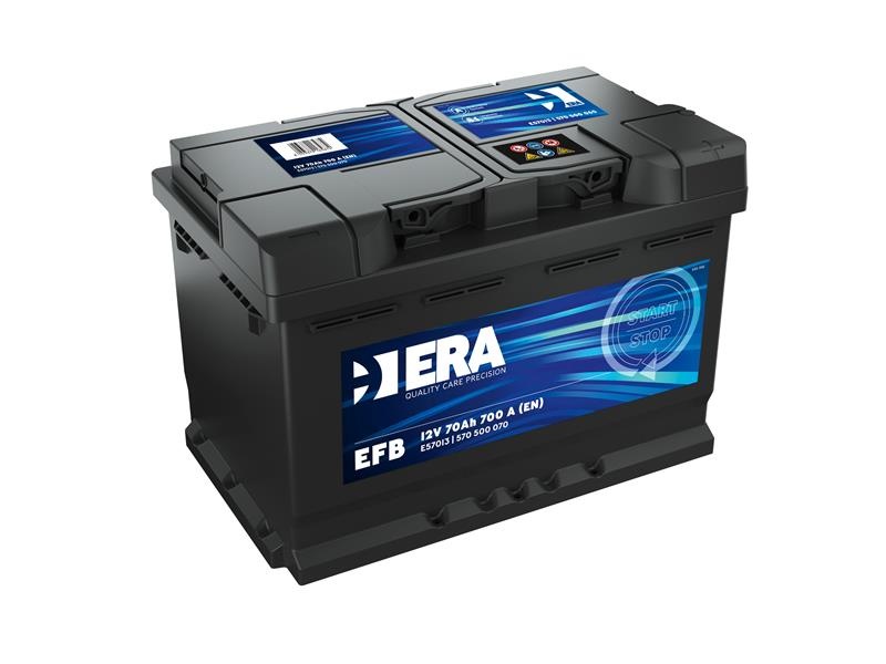 Autobaterie ERA EFB 70Ah P,s.p.700A, 12V, 278x175x190