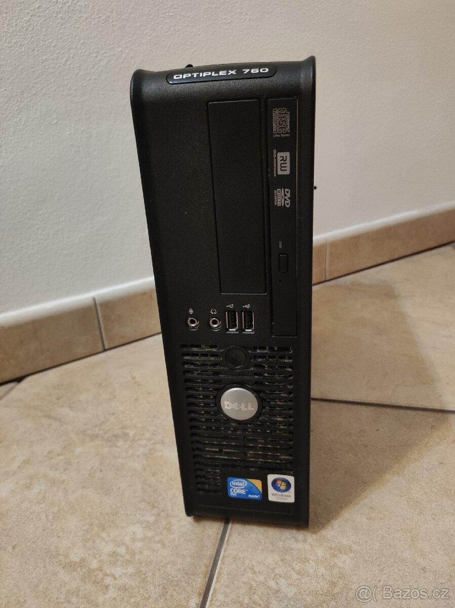 PC DELL OPTIPLEX 760, iCore2Duo, 4GB, 320GB, DVD+/-RW