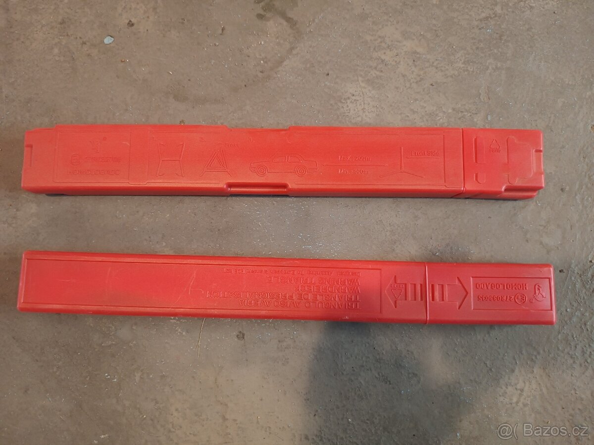 Výstražný trojúhelník - NEPOUŽITÝ, 2ks