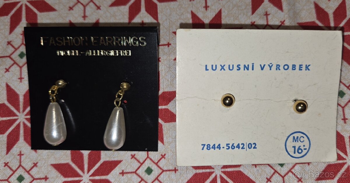 Šperky - náušnice/brože/bižuterie