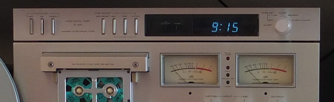 PIONEER DT-510 audio digital timer -- Top optický stav..