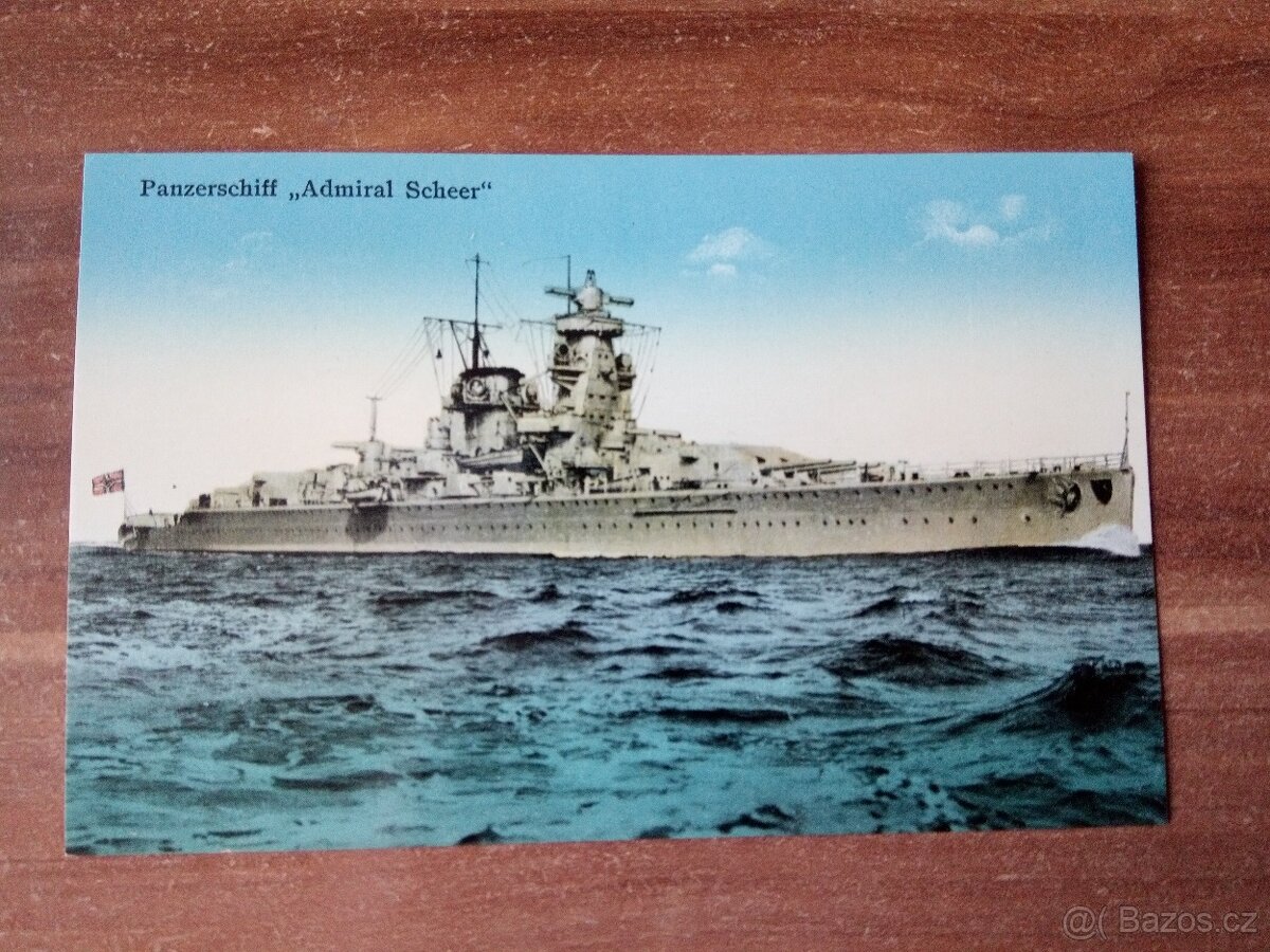 Německo, Kriegsmarine, Panzerschriff Admiral Scheer