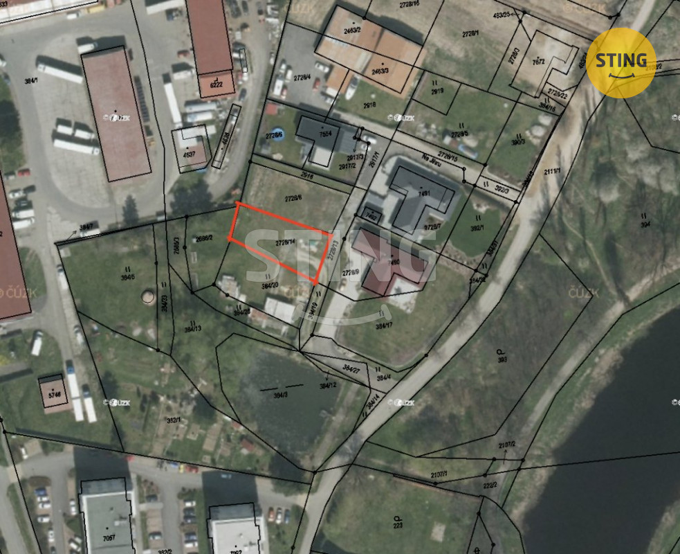 Prodej, st. pozemek, 498 m2, OV, nedaleko centra Pís, 132124
