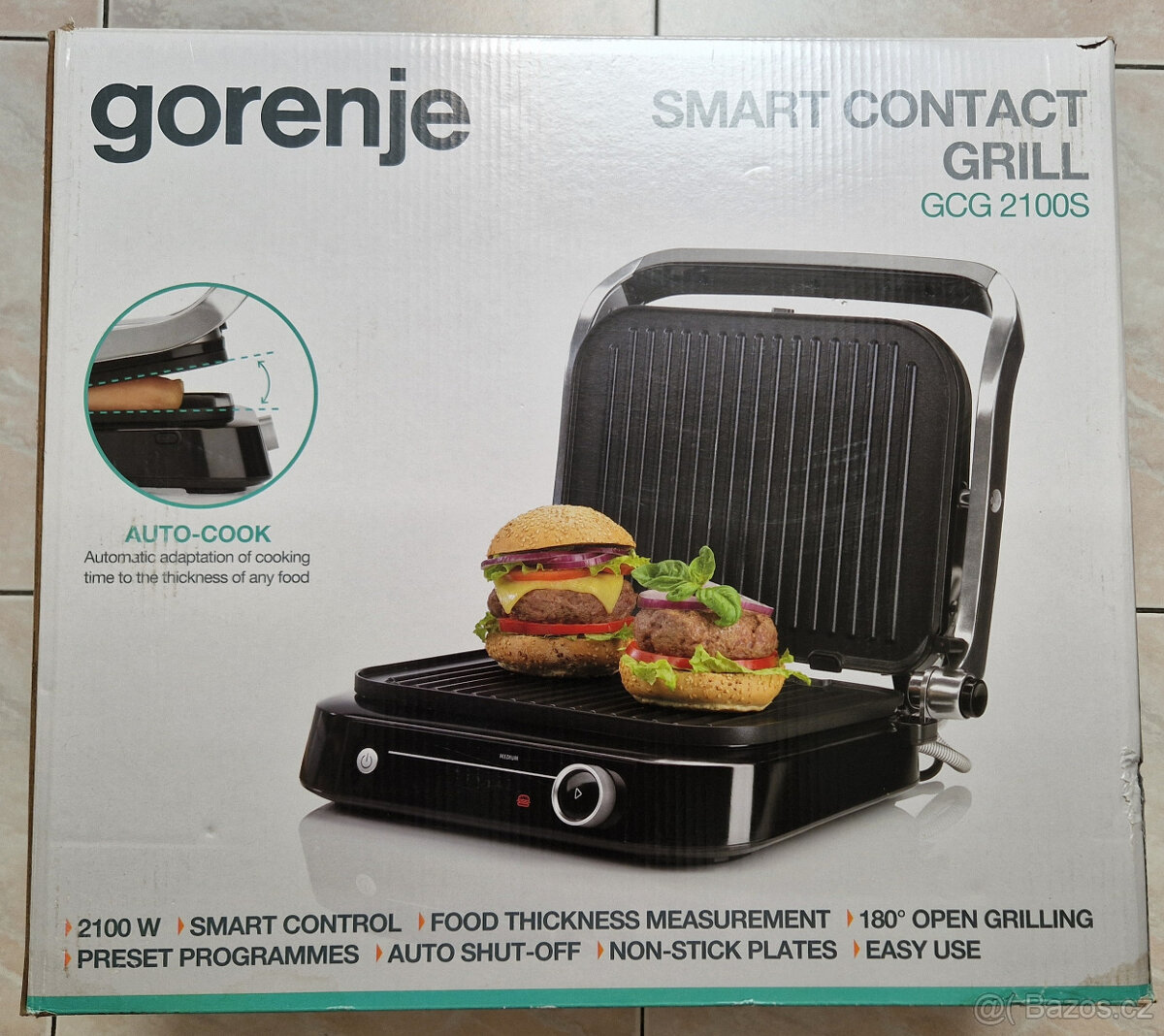 Kontaktní gril Gorenje GCG 2100S