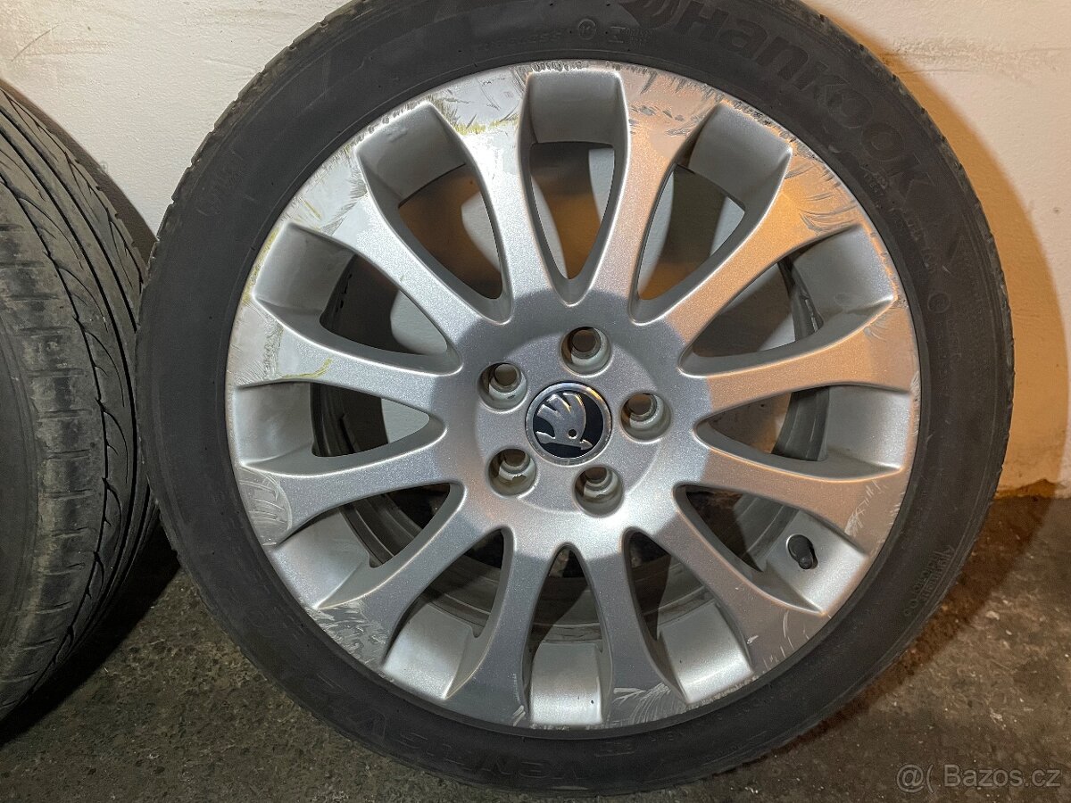 Alu kola originál Škoda 5x100 6.5Jx16”