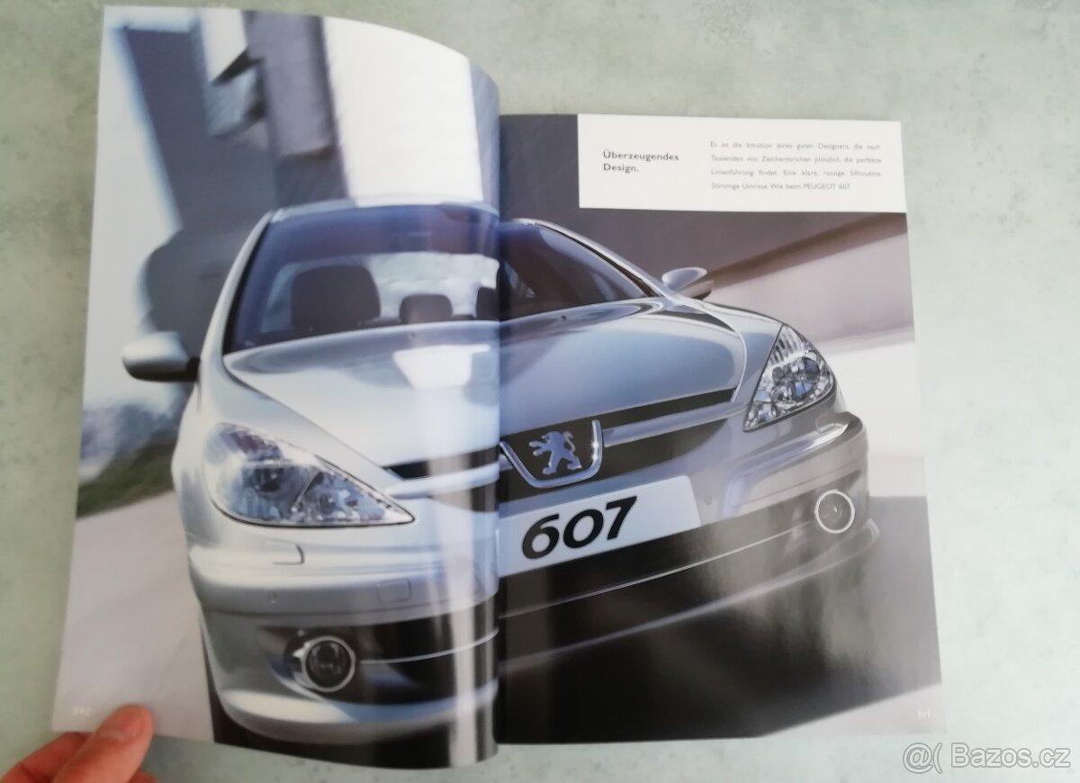Peugeot 607 - DE katalog 2004 a ceník - doprava ceně