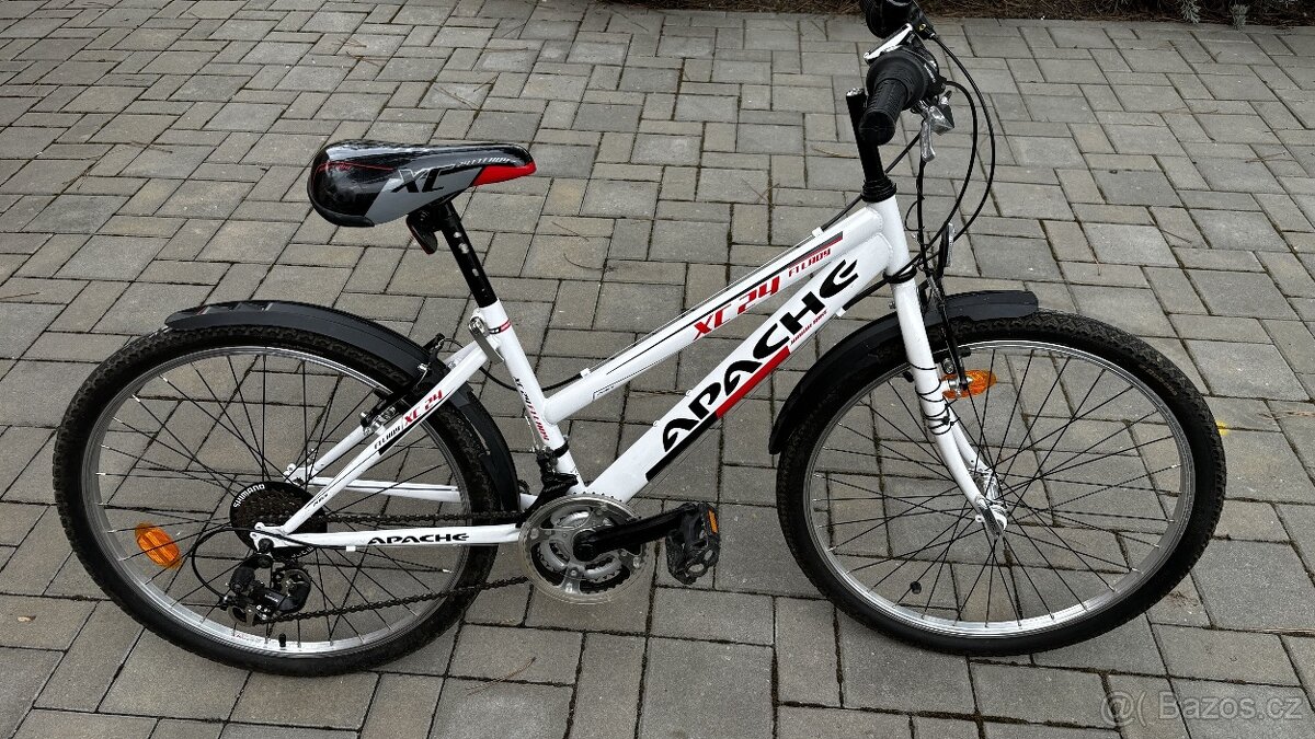 Dětské kolo Apache Junior bike XC24, F1 Lady - bílé