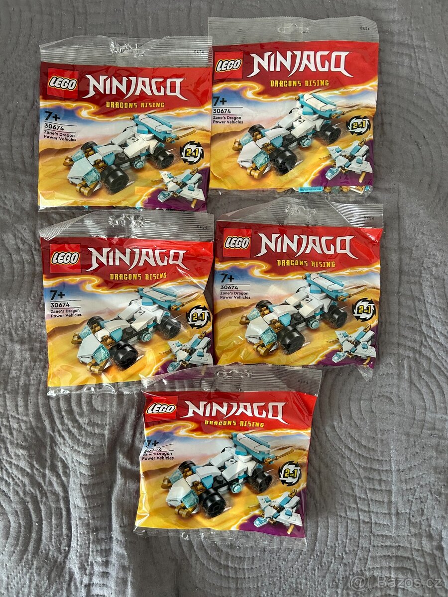 LEGO NINJAGO 30674 Zaneovo dračí závodní auto,nové
