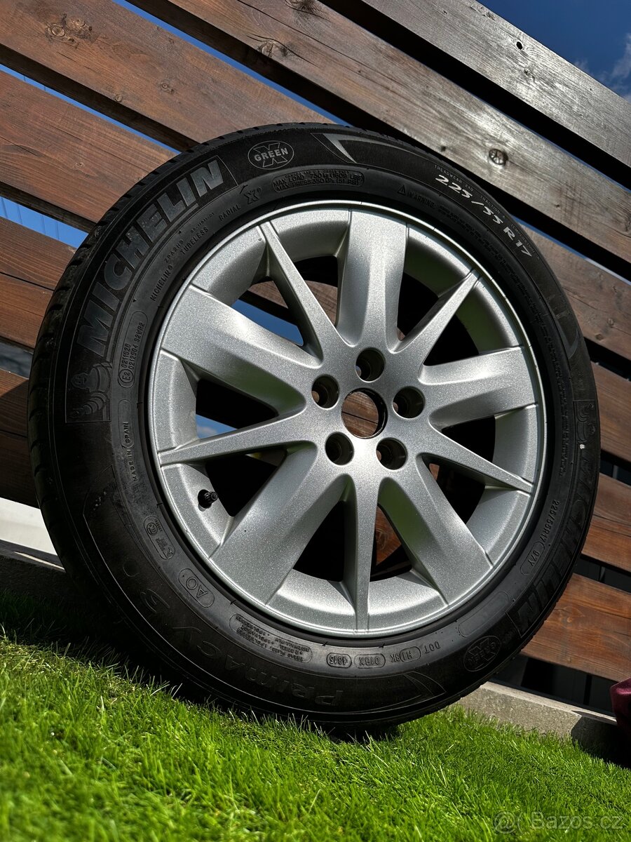 Alu kola 5x108 r17 s pneu (ren225)