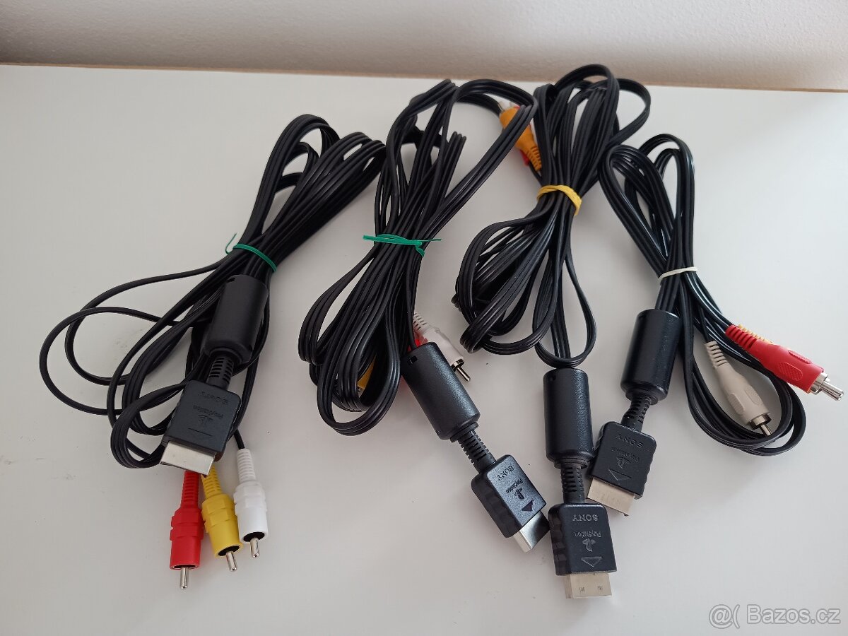 Orig. kabely PS1/ PS2 k TV