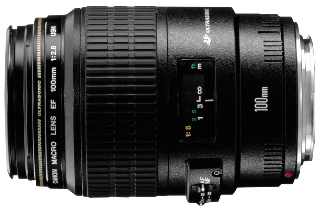 Prodám objektiv Canon EF 100 mm f/2,8 Macro