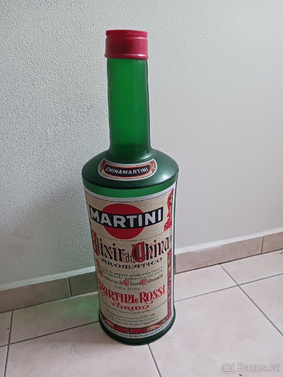 Retro reklamní lahev Martini