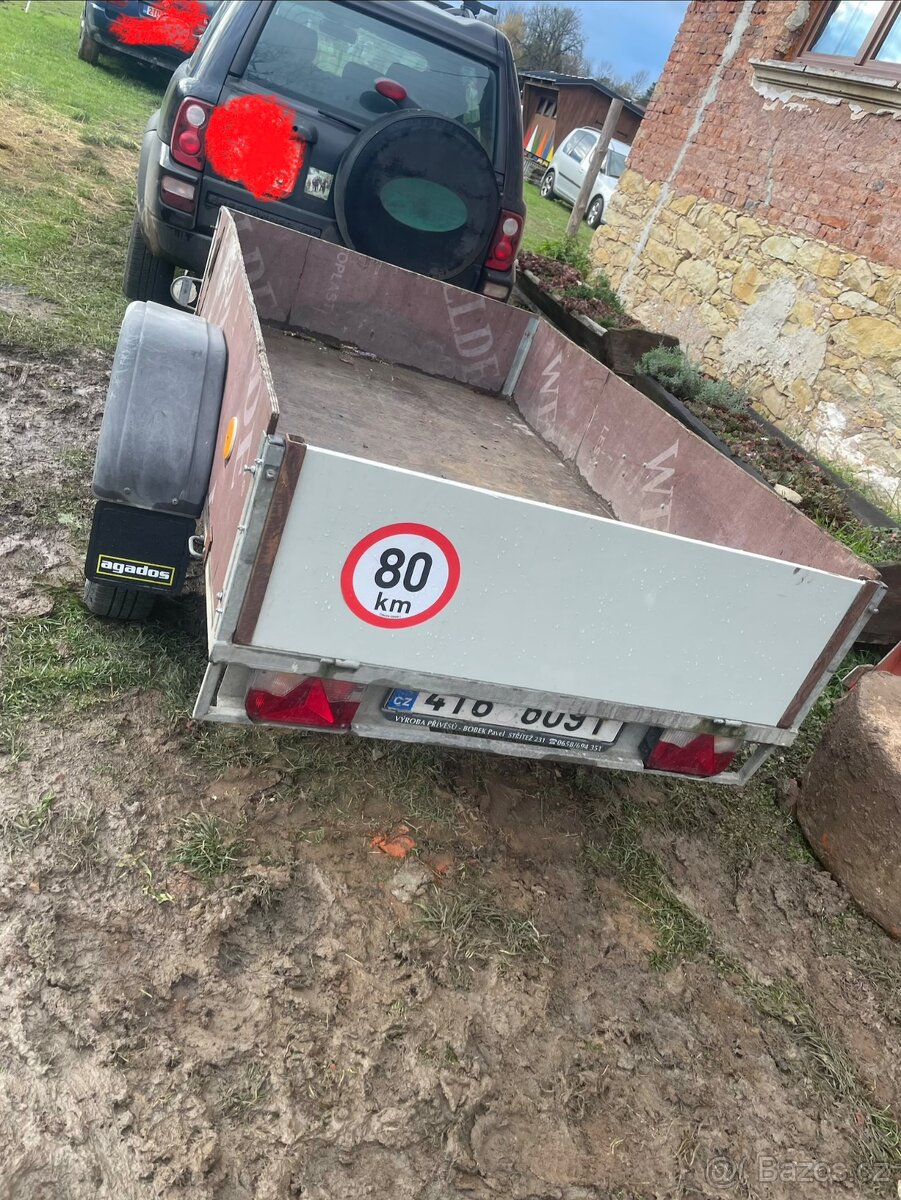 Prodám přívěsný vozik 200cm X 120cm