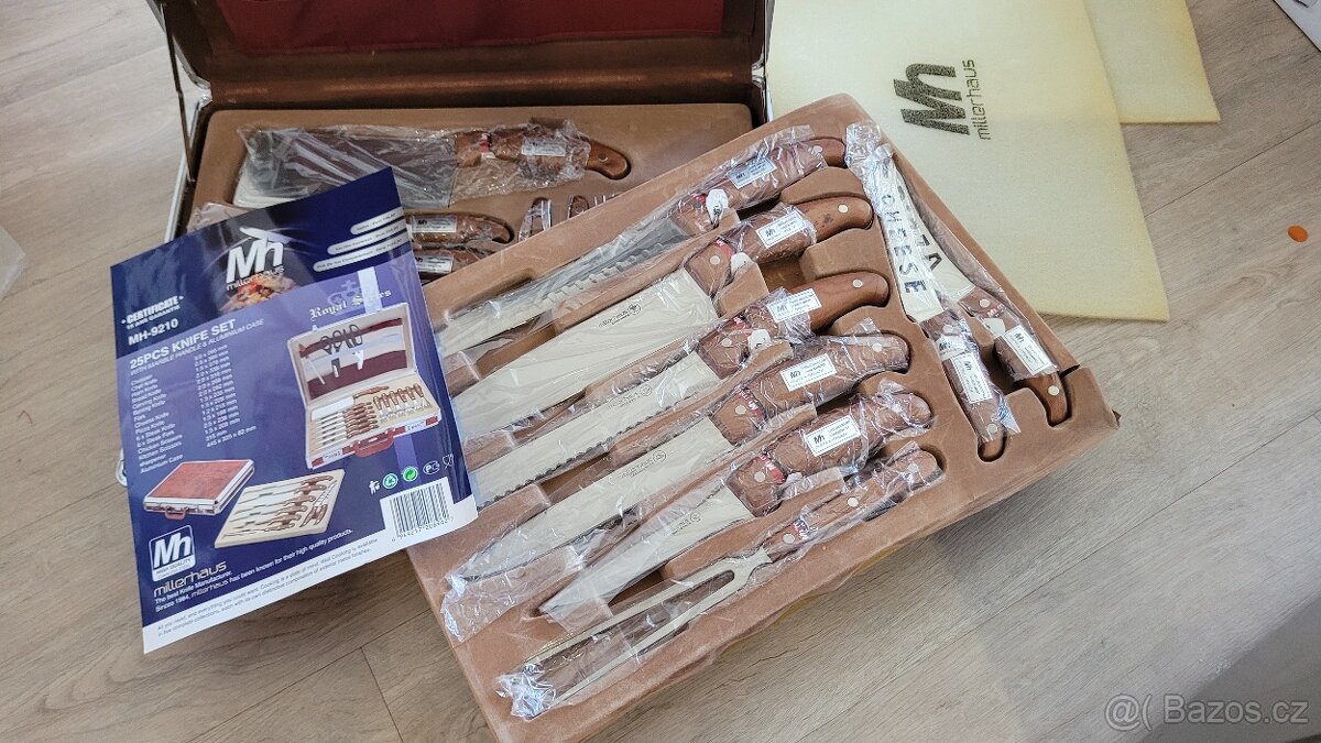 Millerhaus sada nožů v kufříku - NOVÉ
