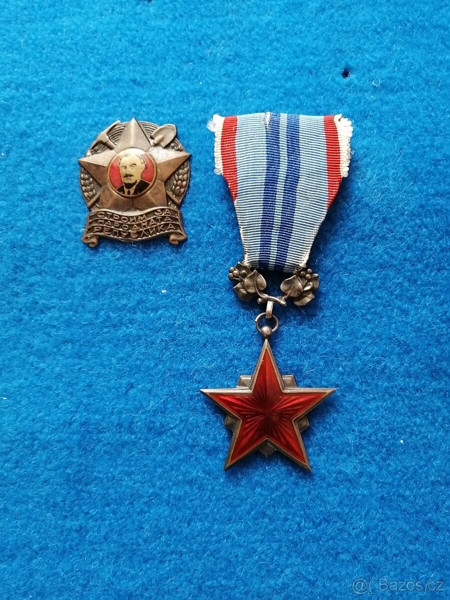 řád Rudé hvězdy práce  1. vydání + odznak