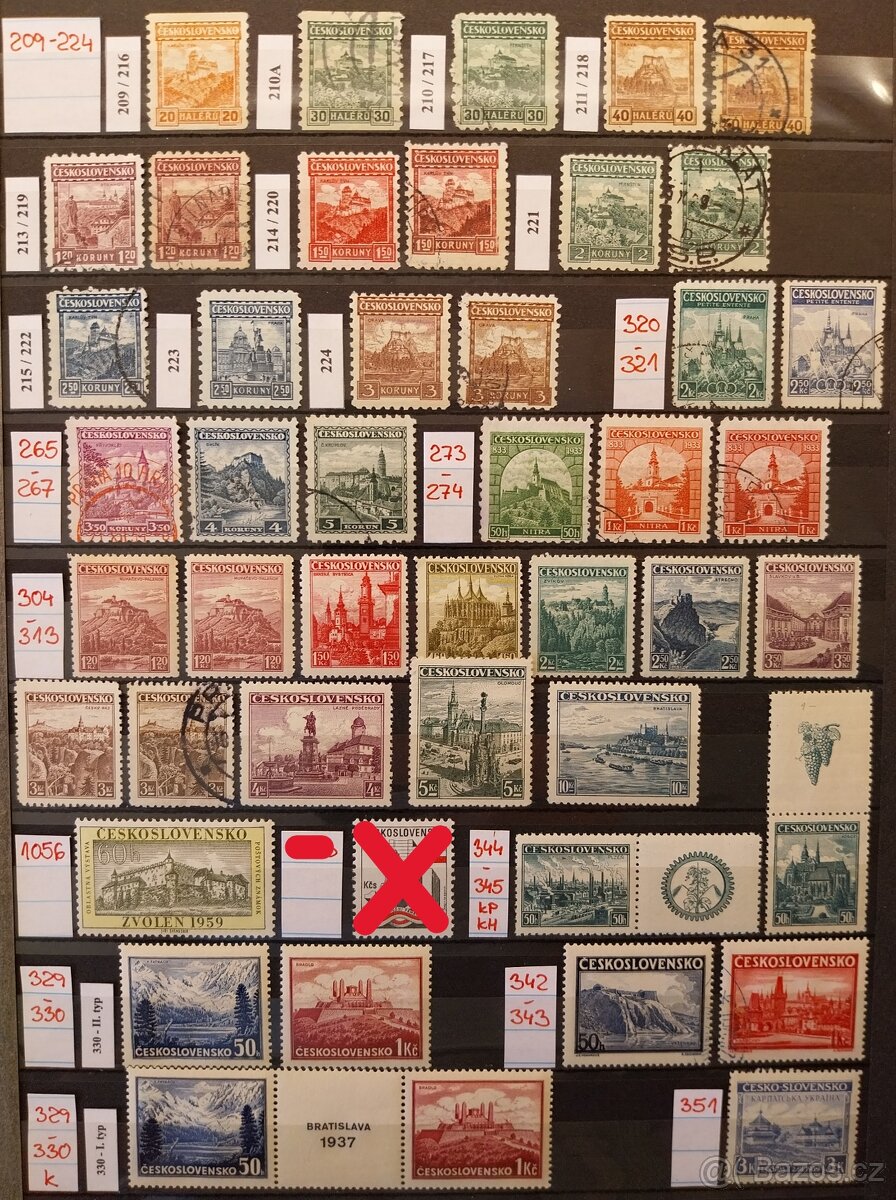 Známky ČSR – 4