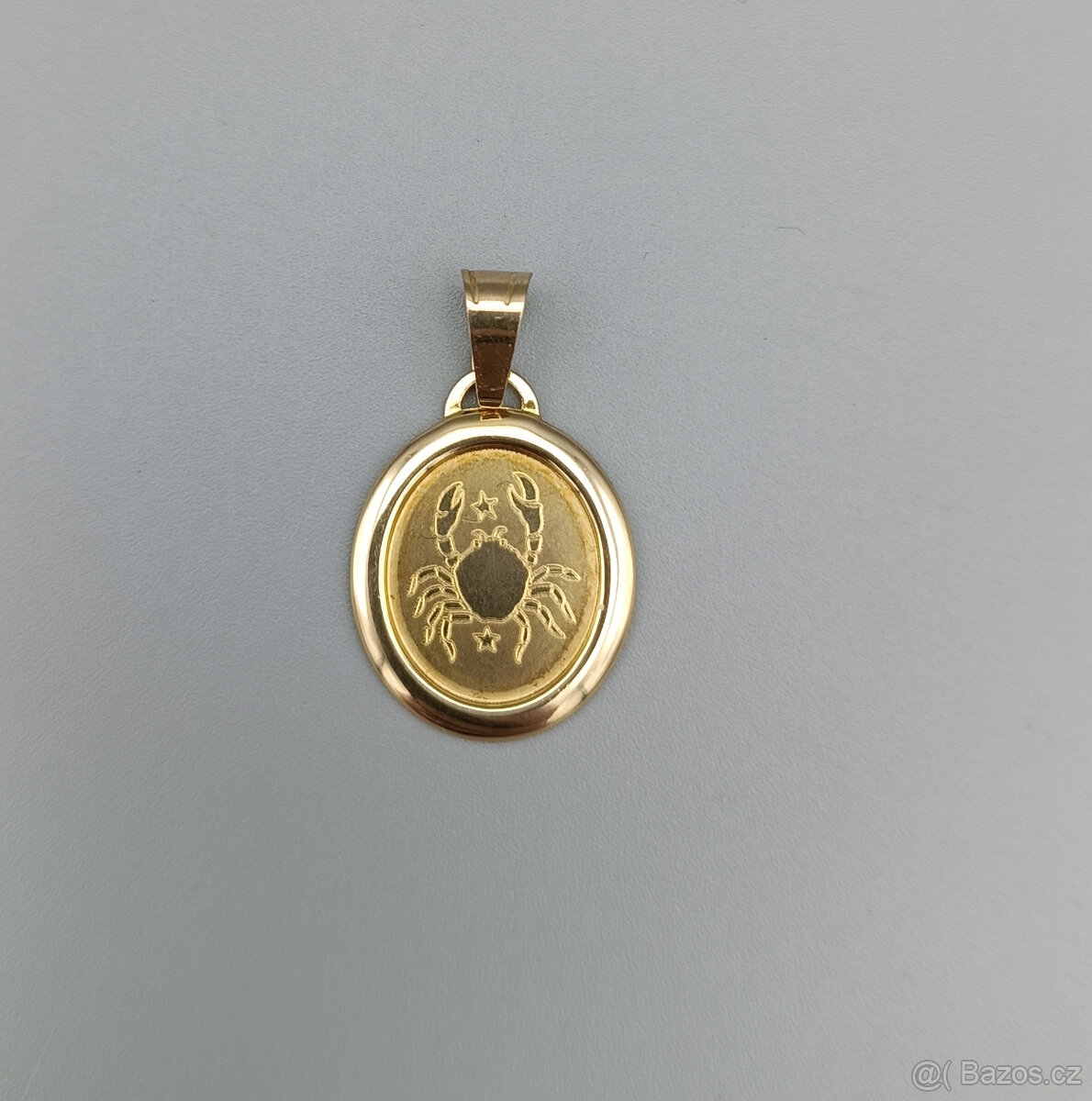 Zlatý přívěsek Rak 0,95g, 14 kt, 585/1000