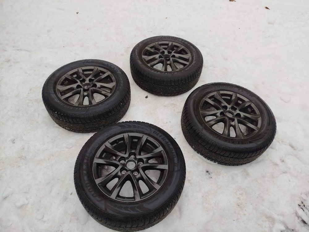 ORIGINAL ALU KOLA MAZDA - r16 rozteč 5x114,3 + zimní pneu