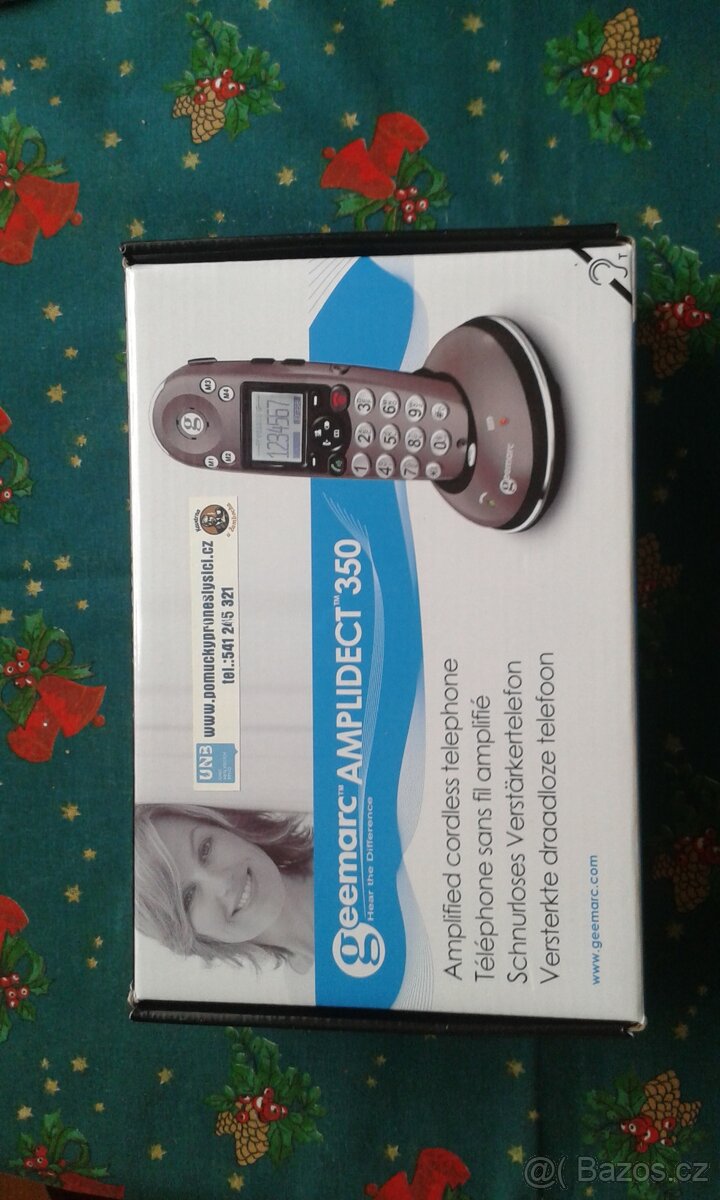 Bezdrátový telefon Geemarc Ampl.350 pro nedoslýchavé
