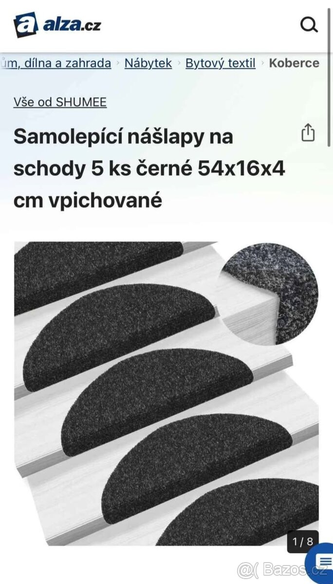 Protiskluzové koberce/ nášlapy na schody