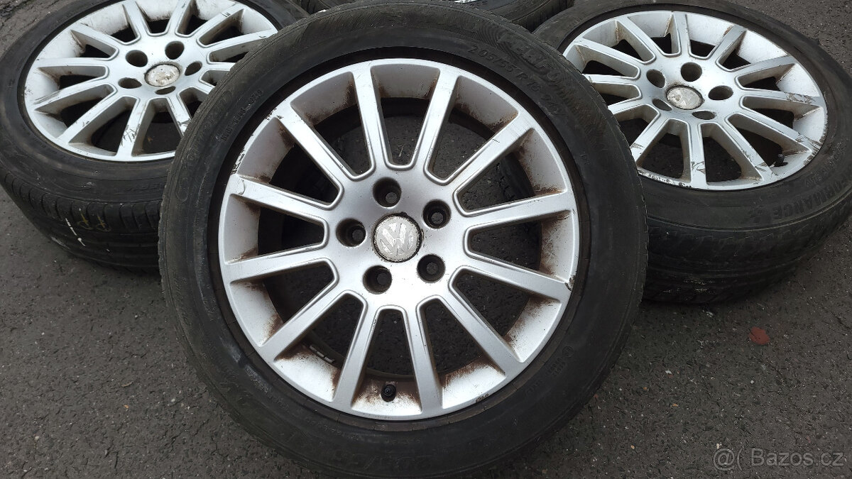 Orig. letní ALU kola 16" 5x112 VW, Škoda, Audi, Seat - levn