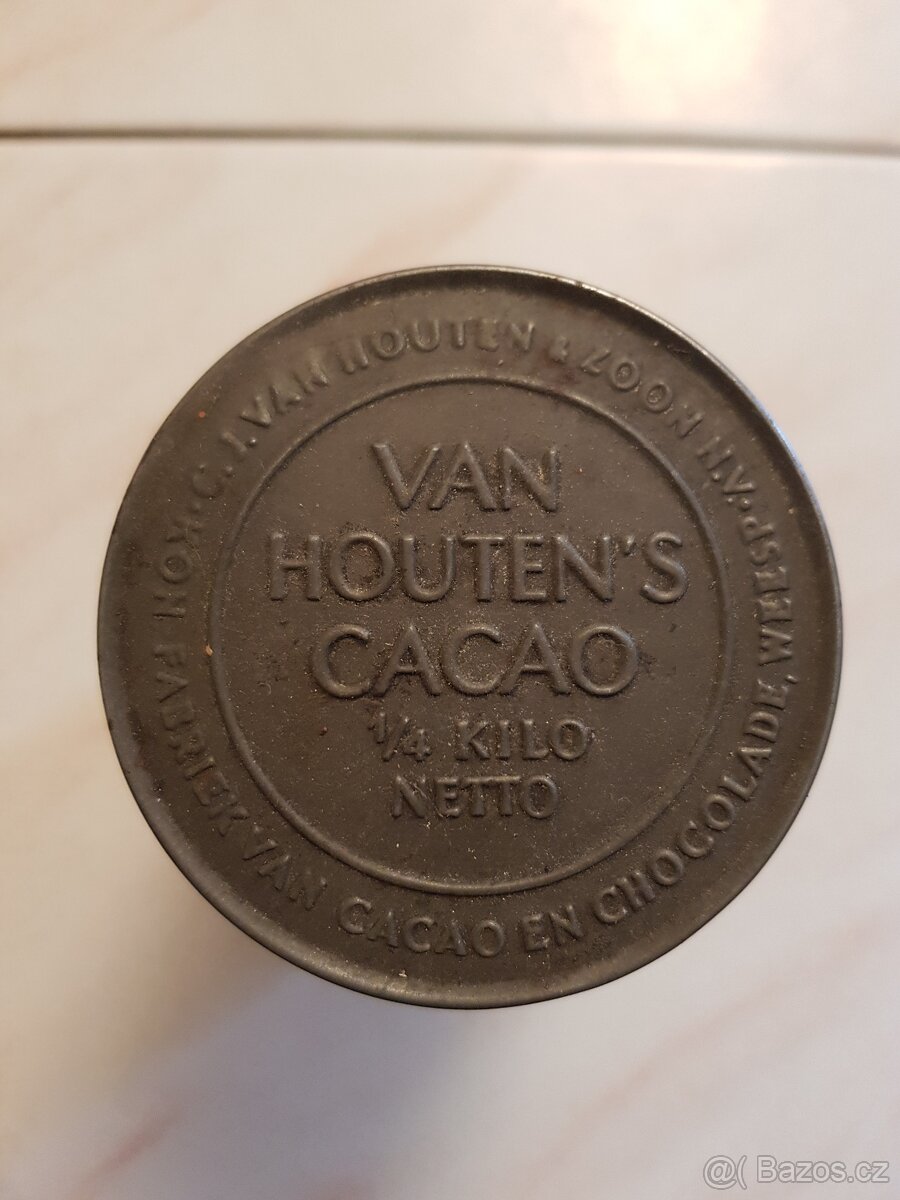 Stará plechovka Van Houten's Cacao