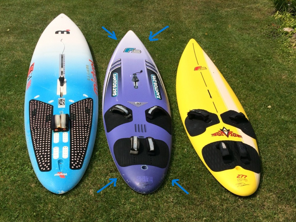 Plovák na windsurfing F2 Xantos, 127 l