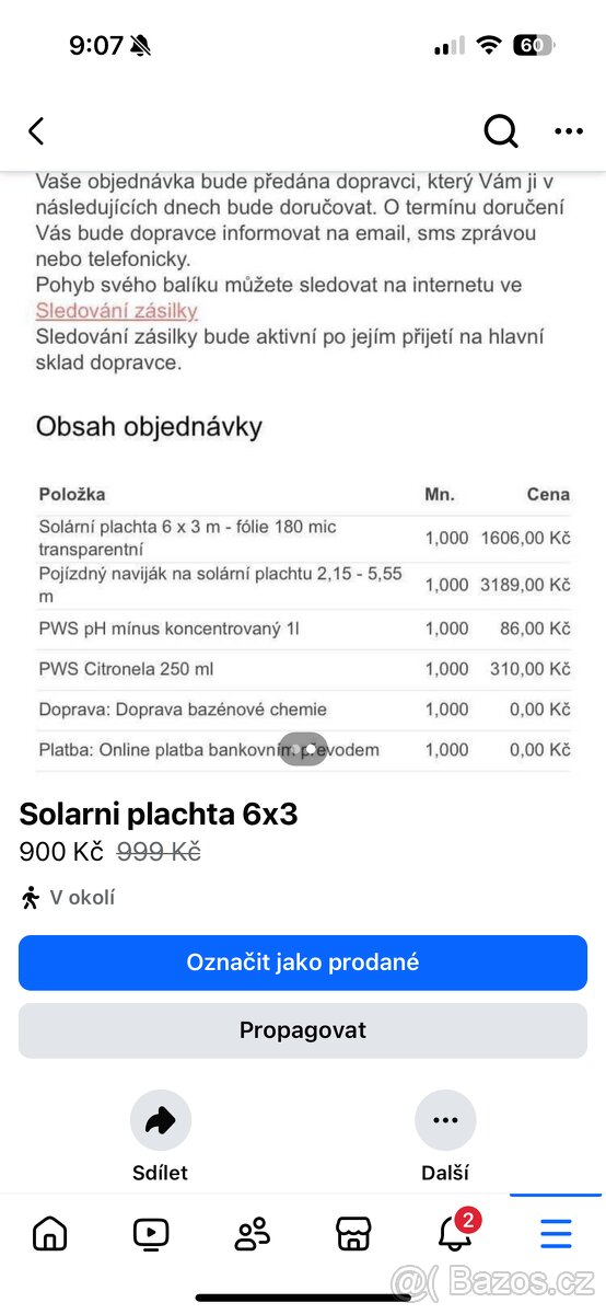 Solární plachta