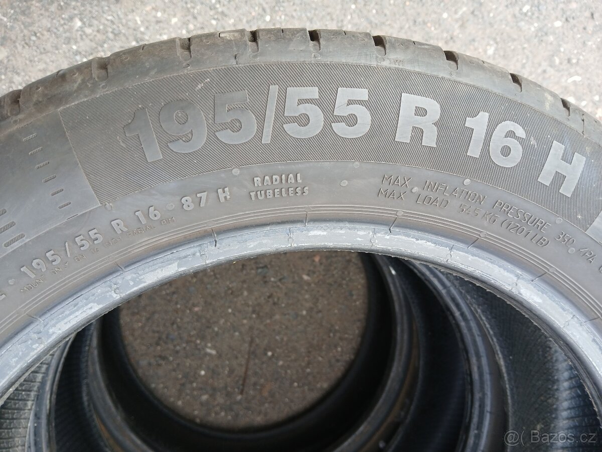 2ks letní pneu 195/55/16