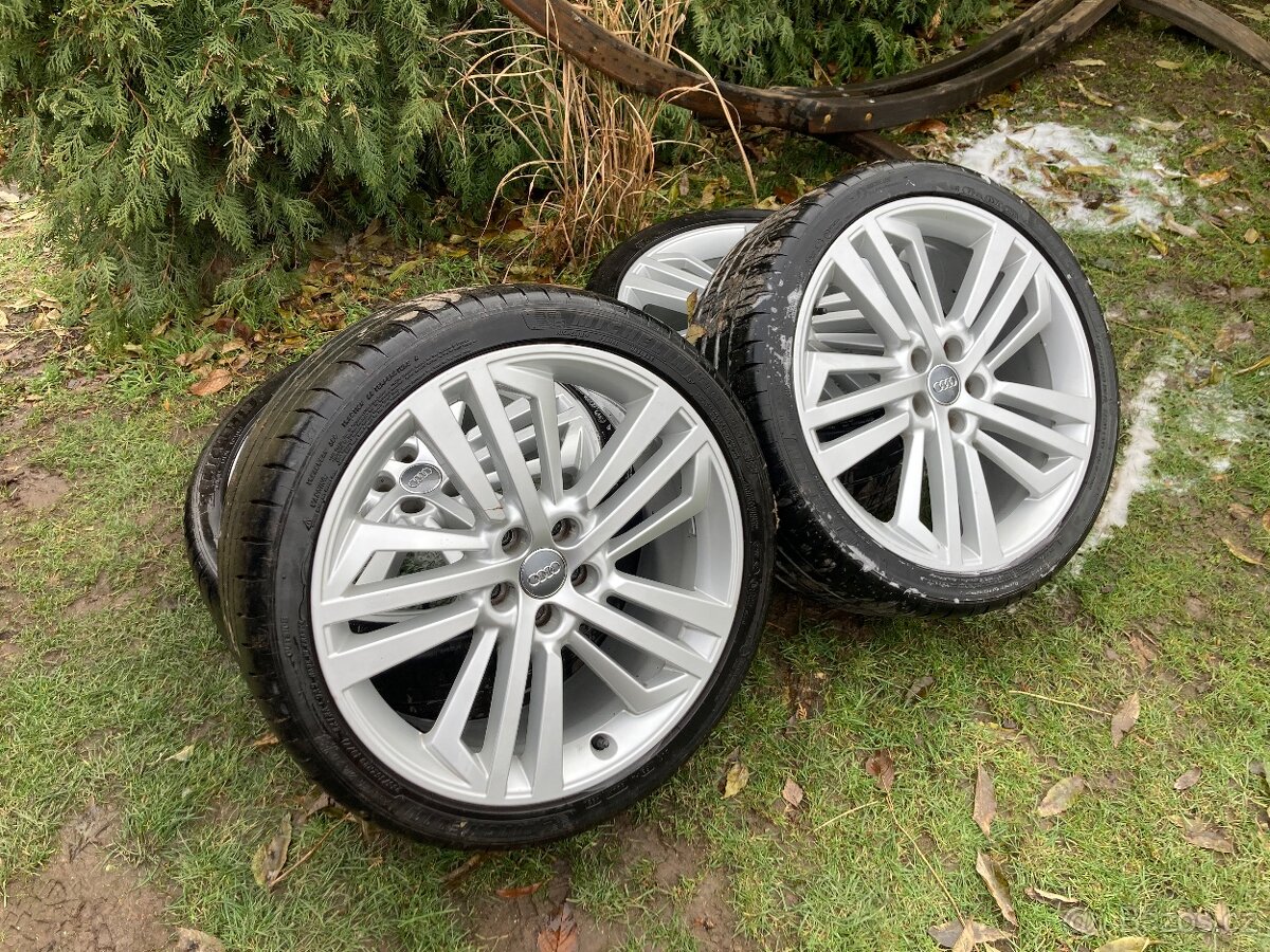Originální alu sada Audi, R20, 5x112, Michelin pneu