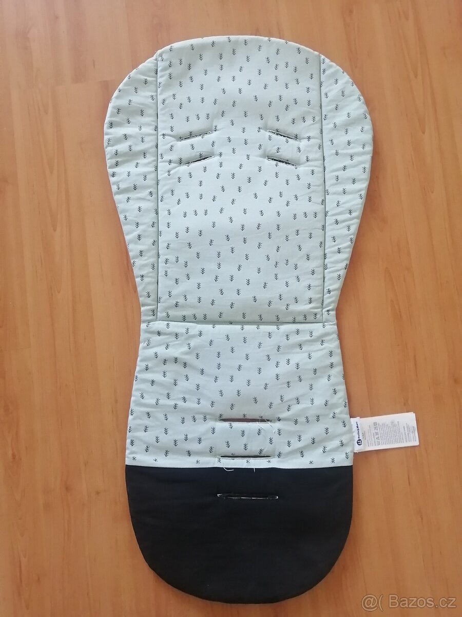 Zelená vložka do kočárku Petite&Mars