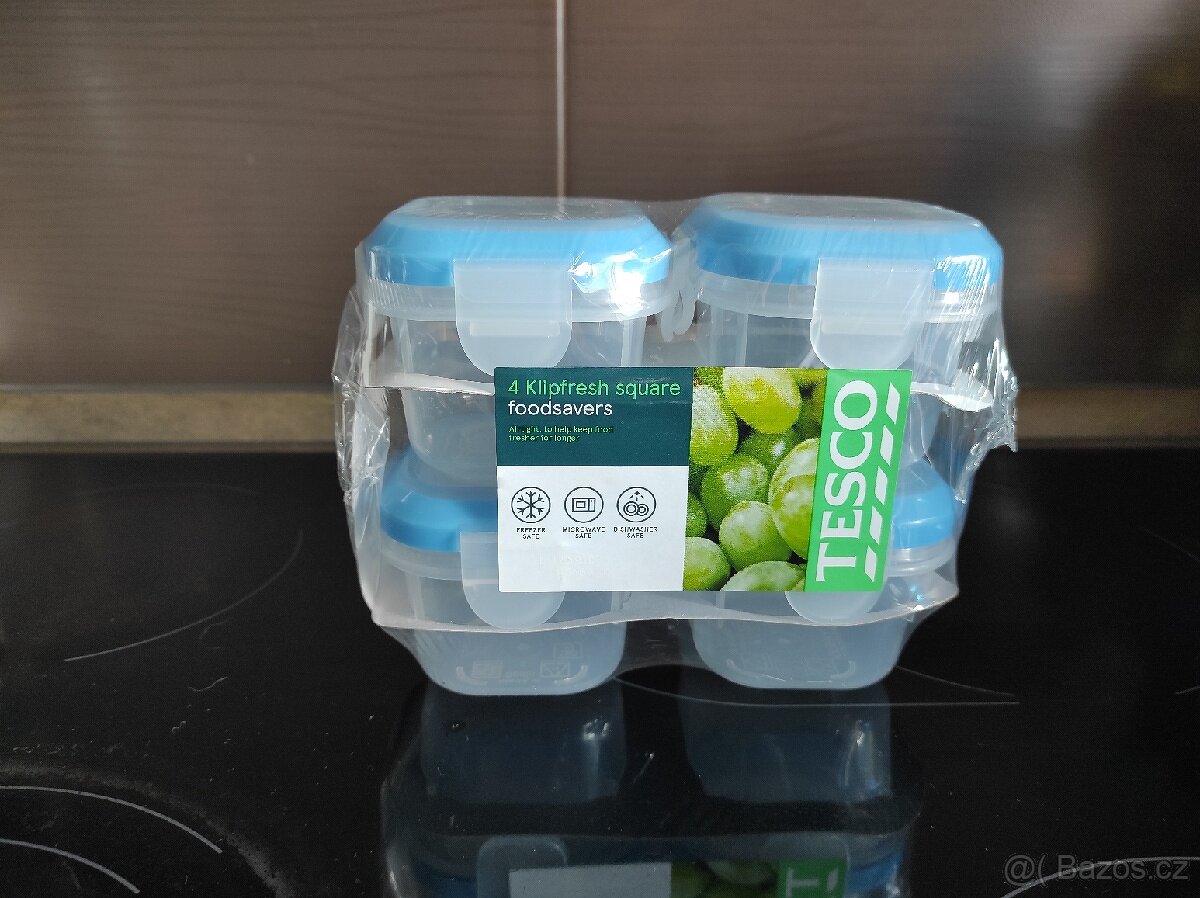 Plastové dózy 150 ml nové 4 ks