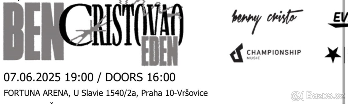 Ben Cristovao EDEN