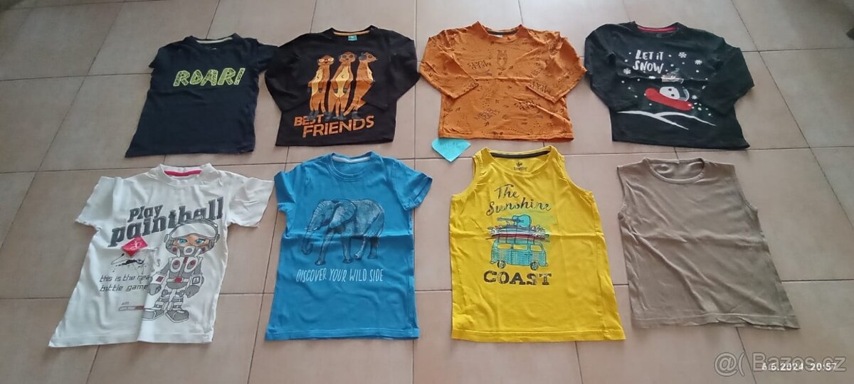 MIX oblečení kluk 110/116