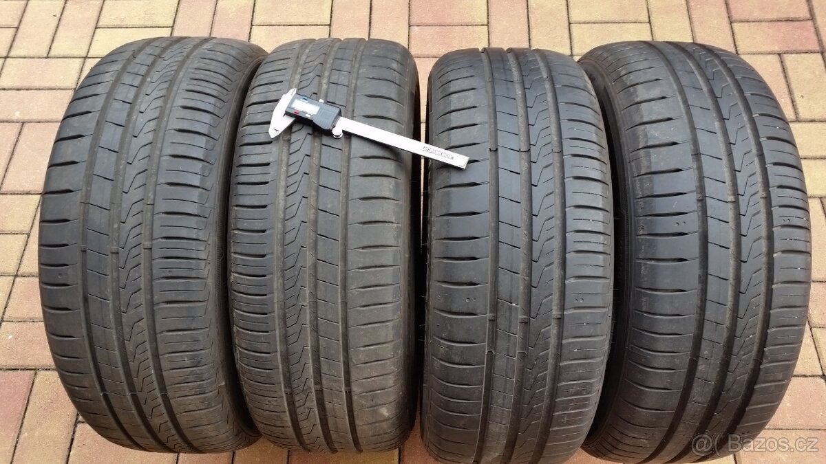 Letní pneumatiky HANKOOK 205/55 R16 zánovní 95% DOT 23