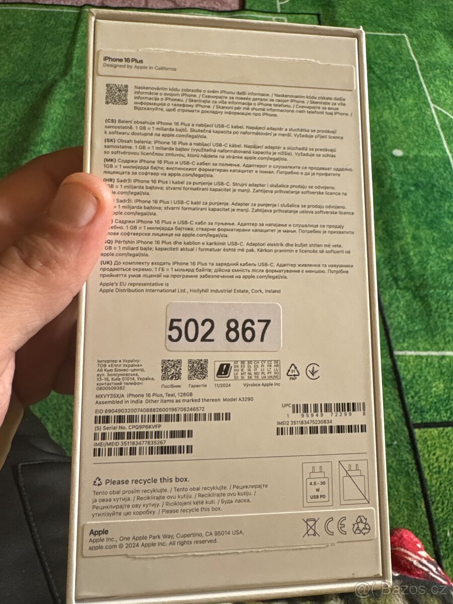 Predam IPhone 16 plus 128gb 2mesiace starý