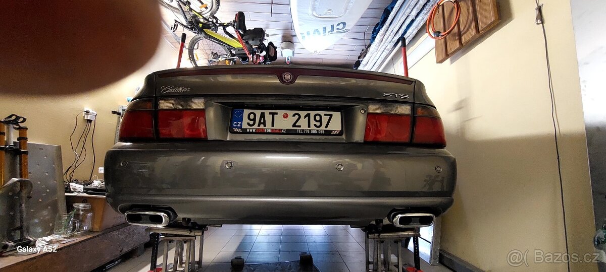 Cadillac STS Seville 4.6 V8 duální Cat-Back nerezový výfuk