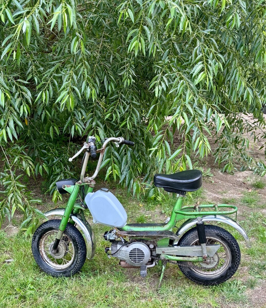 Stará MOTORKA MINI MOPED VELOCINO BM původní stav / RARITKA