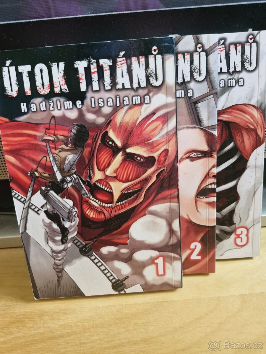 Manga Útok Titánů 1-3 díl