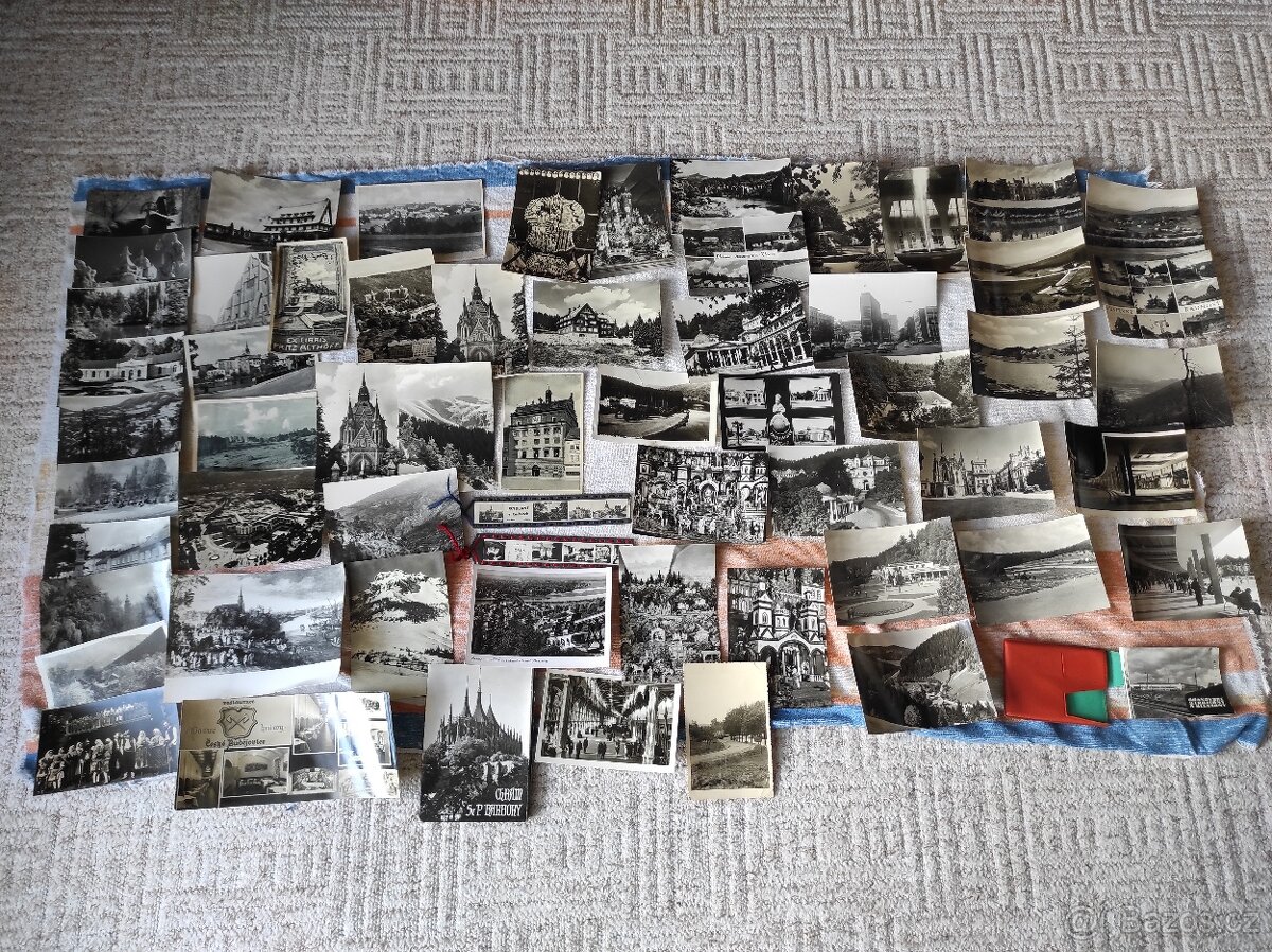 Mix pohlednice ČR,svět,detské,vanoční,velikonoční