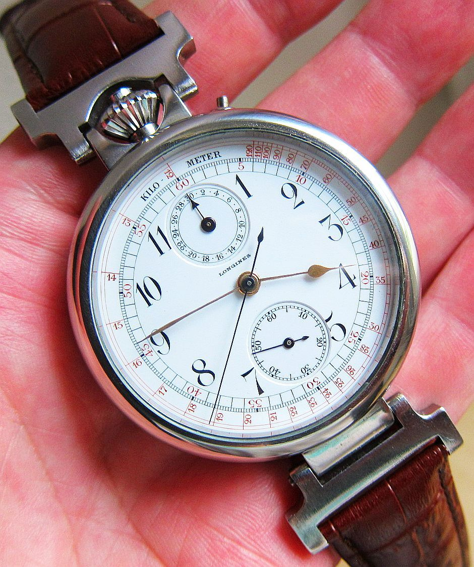 LONGINES 1900 CHRONOGRAF luxusní švýcarské náramkové hodinky