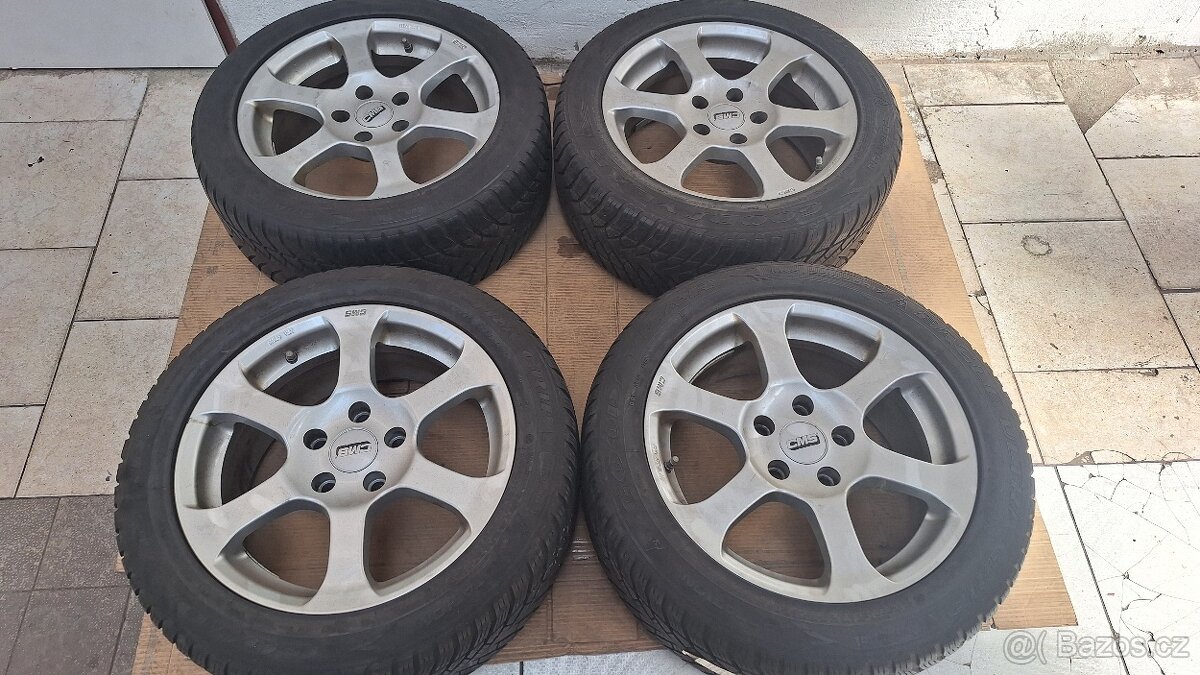 Alu kola BMW 17" 5x120 zimní pneu 225/50R17 6mm F31