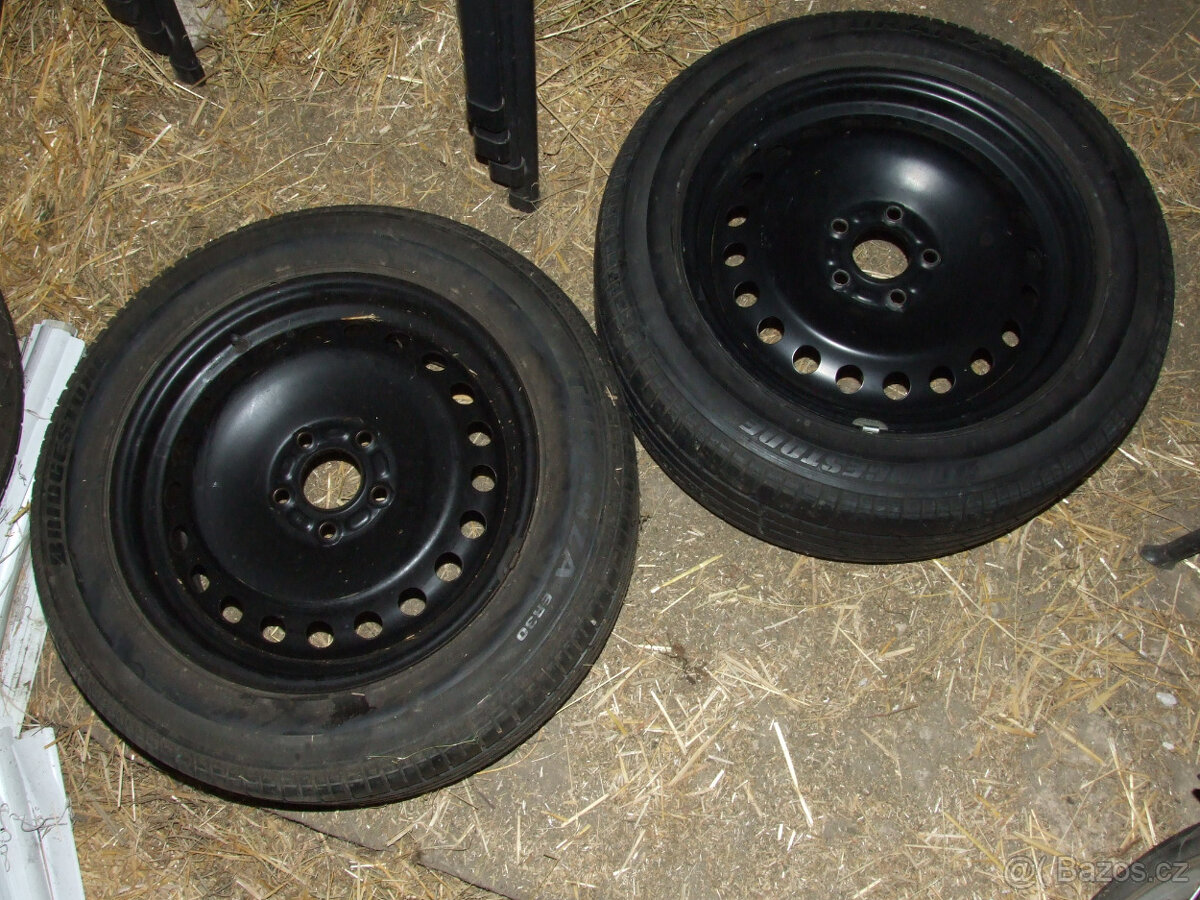 2x zánovní disky a pneu - Ford, Volvo,Jaguar 205/55R16