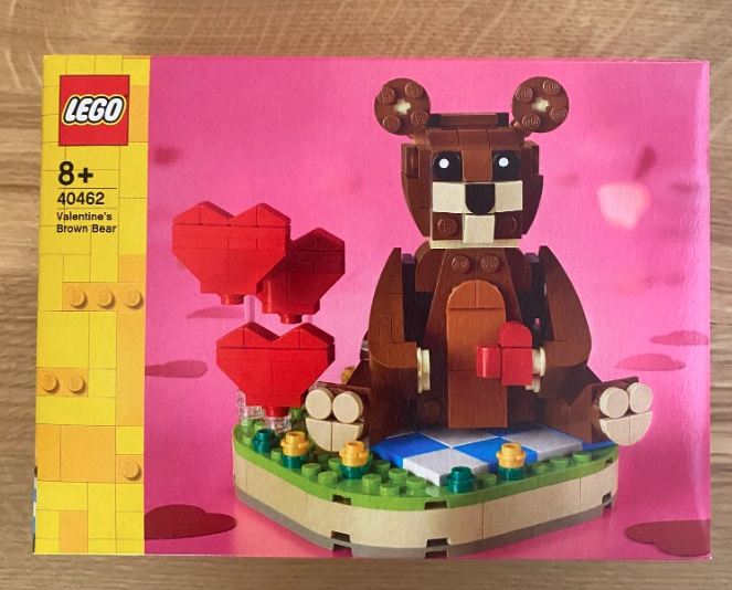 Nové nerozbalené LEGO BrickHeadz 40462 Valentýnský medvídek