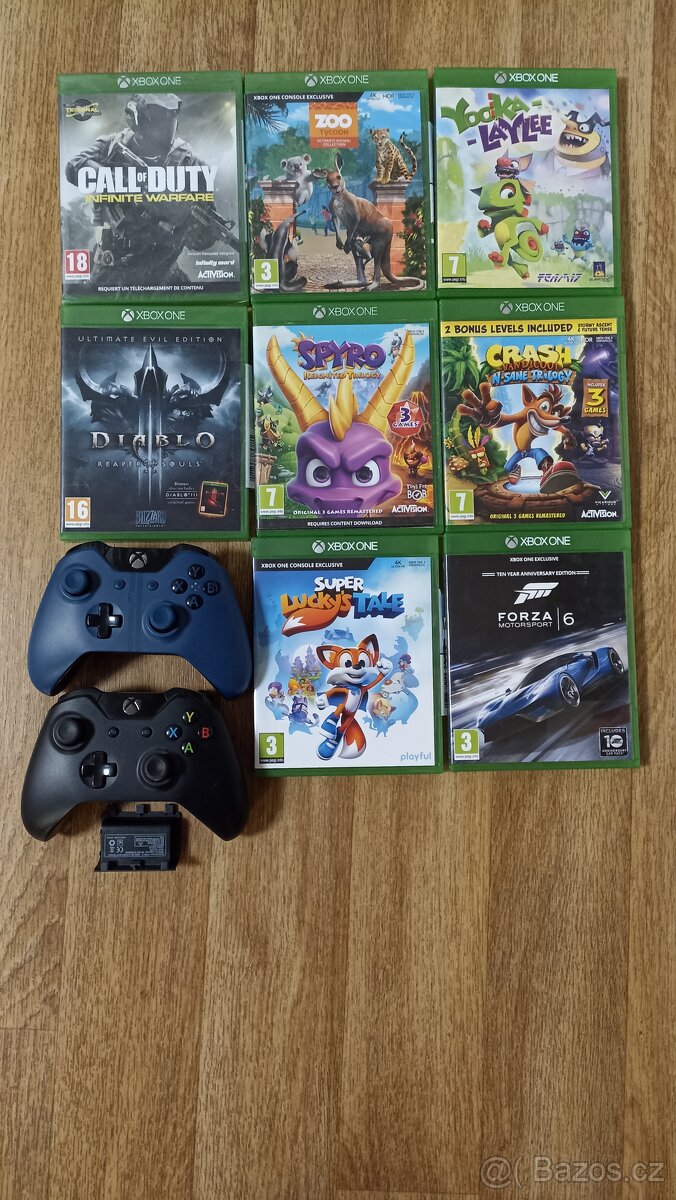 Hry a ovladače na XBOX ONE