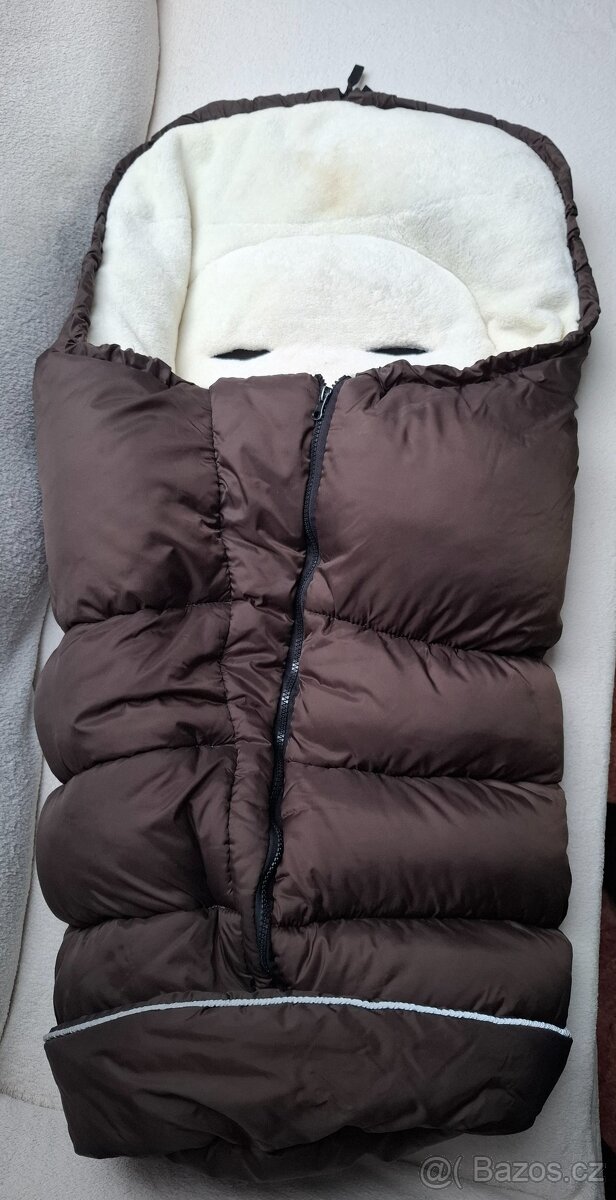 Prodám zimní fusak. Dá se použít jak do hlubokého kočárku, t