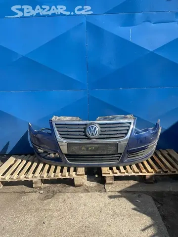 Přední nárazník vw passat b6 s otvory pro xenon